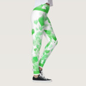 Drijvende harten in groen leggings (Rechts)