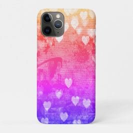Drijvende harten in Whispery Atmosphere Case-Mate iPhone Case