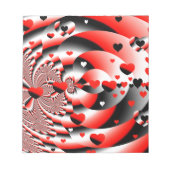 drijvende harten notitieblok (Voorkant)