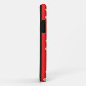 drijvende harten op rood Case-Mate iPhone case (Achterkant/rechts)