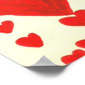 drijvende harten poster (Hoek)