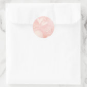 Drijvende harten - Zelfklever Ronde Sticker (Tas)
