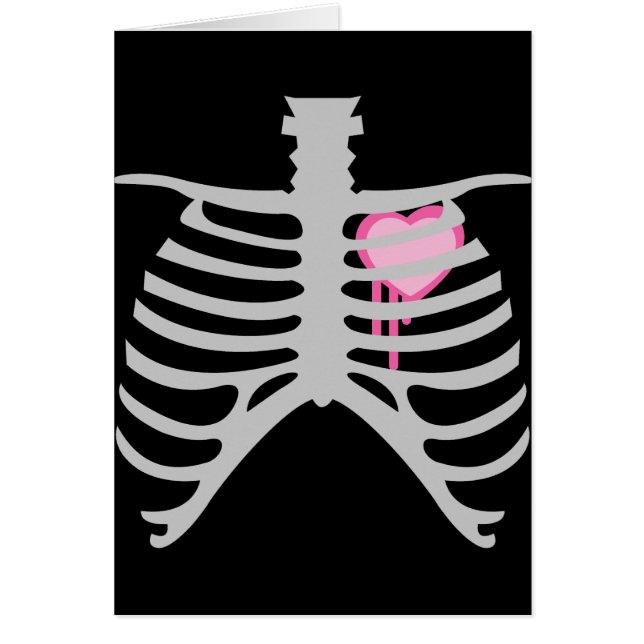 Drijvende hartslag in ribcage (Voorkant)