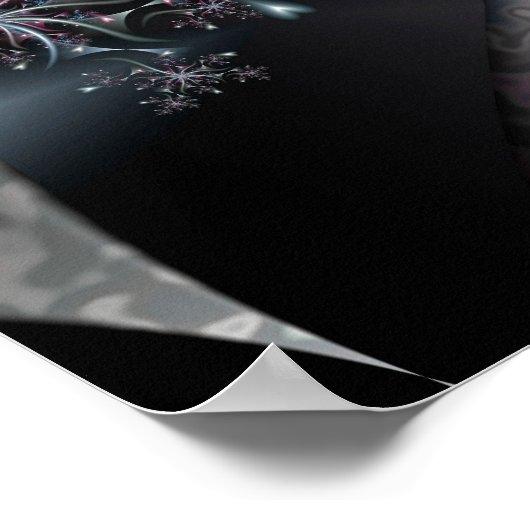 Drijvende hartspiraal poster (Hoek)