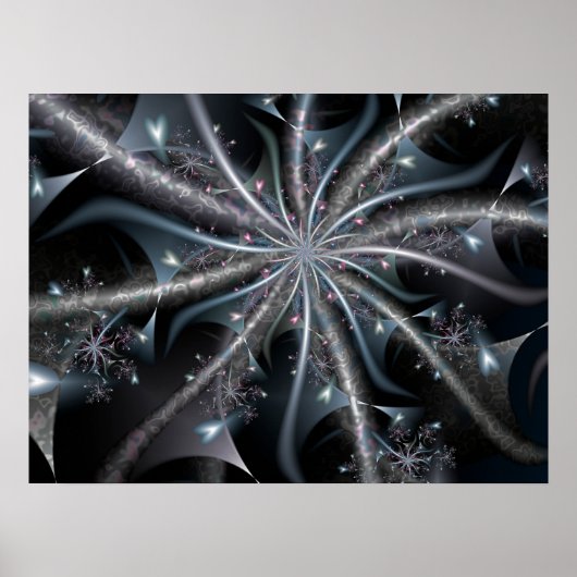 Drijvende hartspiraal poster (Voorkant)