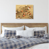 Drijvende herfst canvas afdruk (Insitu (Slaapkamer))