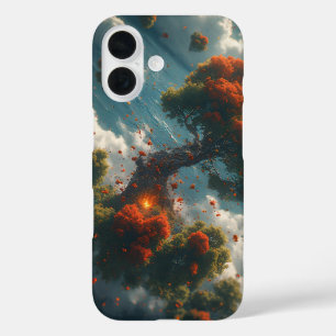 Drijvende Herfst Eilanden iPhone 16 Hoesje