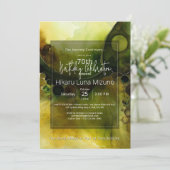 Drijvende Horizon | Abstract Waterverf Kaart (Staand voorkant)