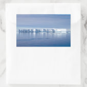 Drijvende ijsberg rechthoekige sticker (Tas)