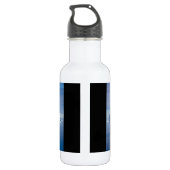 Drijvende ijsberg waterfles  (Achterkant)