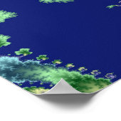 Drijvende in - fractaal Poster (Hoek)