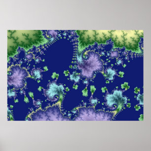 Drijvende in - fractaal Poster