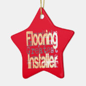 Drijvende installateur Extraordinaire Keramisch Ornament (Links)