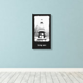 Drijvende kamers Canvas Art (Insitu (Houten vloer))