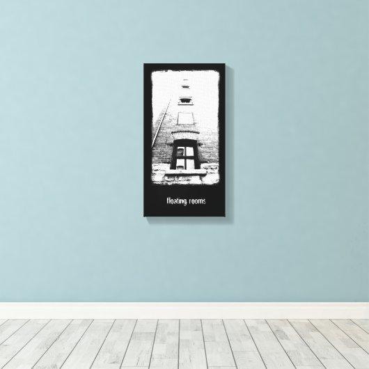 Drijvende kamers Canvas Art (Insitu (Houten vloer))