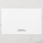 Drijvende kantoorartikelen briefpapier (Achterkant)