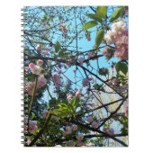 Drijvende kers, bloesem, Natuur, roze bloem Notitieboek (Voorkant)