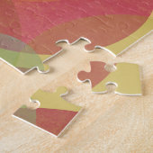 Drijvende kleurrijke cirkels Abstracte digitale ku Legpuzzel (Zijkant)