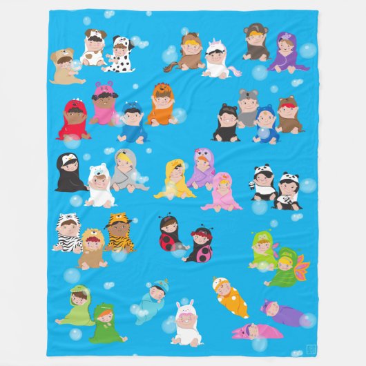 Drijvende knuppels Blanket Fleece Deken (Voorkant)