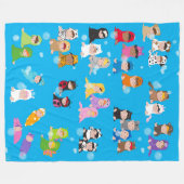 Drijvende knuppels Blanket Fleece Deken (Voorkant (Horizontaal))