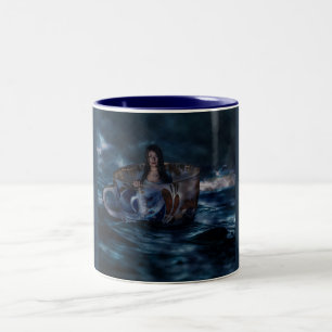 Drijvende koffie-Mok Tweekleurige Koffiemok