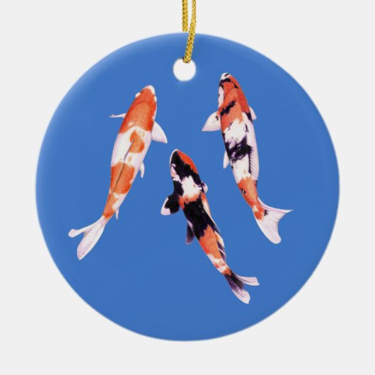 Drijvende Koi Ornament (Voorkant)