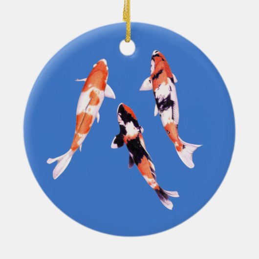 Drijvende Koi Ornament (Achterkant)