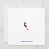 Drijvende Koi-uitnodiging Kaart (Achterkant)