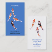 Drijvende Koi-Visitekaartje Visitekaartje (Voorkant / Achterkant)