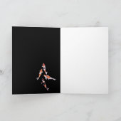 Drijvende Koi-witte kaart (Binnen)