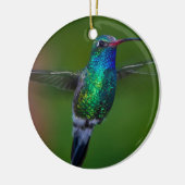 Drijvende kolibrie keramisch ornament (Links)