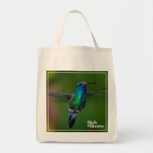 Drijvende kolibrie tote bag (Voorkant)