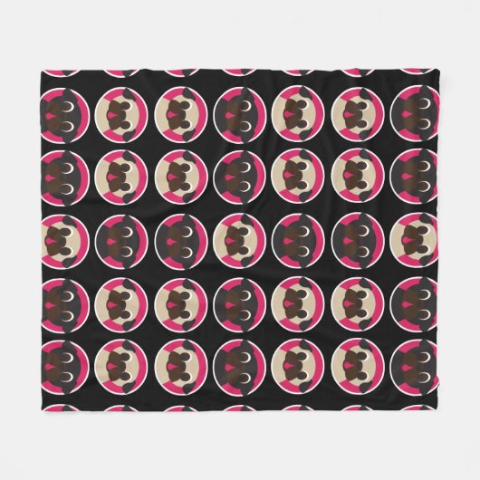 Drijvende kop fleece deken (Voorkant (Horizontaal))