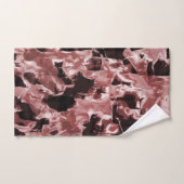 Drijvende koperen blades of rotsachtig op een donk bad handdoek (Handdoek)