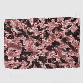 Drijvende koperen blades of rotsachtig op een donk golfhanddoek