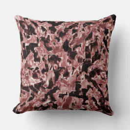 Drijvende koperen blades of rotsachtig op een donk kussen