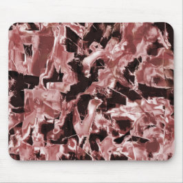 Drijvende koperen of rotsachtige blades boven donk muismat