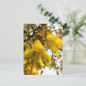 Drijvende Kowhai-boom Briefkaart (Staand voorkant)