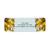 Drijvende Kowhai-boom Etiket (Voorkant)