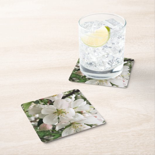 Drijvende krabappel kartonnen onderzetters (Insitu)