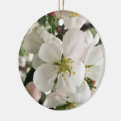 Drijvende krabappel keramisch ornament (Links)