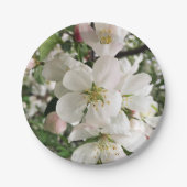 Drijvende krabappel papieren bordje (Voorkant)