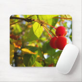 Drijvende krabpachtige Herfst Mousepad Muismat (Met muis)