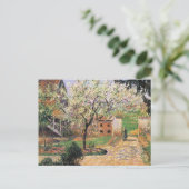 Drijvende krottenboom, Eragny Camille Pissarro Briefkaart (Staand voorkant)