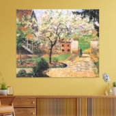 Drijvende krottenboom, Eragny Camille Pissarro Canvas Afdruk (Insitu (Woonkamer))