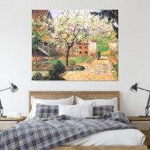 Drijvende krottenboom, Eragny Camille Pissarro Canvas Afdruk (Insitu (Slaapkamer))