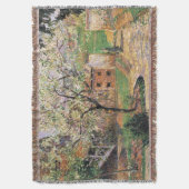 Drijvende krottenboom, Eragny Camille Pissarro Deken (Voorkant Verticaal)