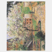 Drijvende krottenboom, Eragny Camille Pissarro Fleece Deken (Voorkant)