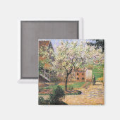 Drijvende krottenboom, Eragny Camille Pissarro Magneet (Voorkant / Achterkant)
