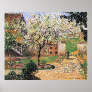 Drijvende krottenboom, Eragny Camille Pissarro Poster